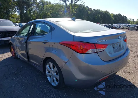 2012 Hyundai Elantra Gls/Limited from USA, damaged, VIN KMHDH4AE1CU458862